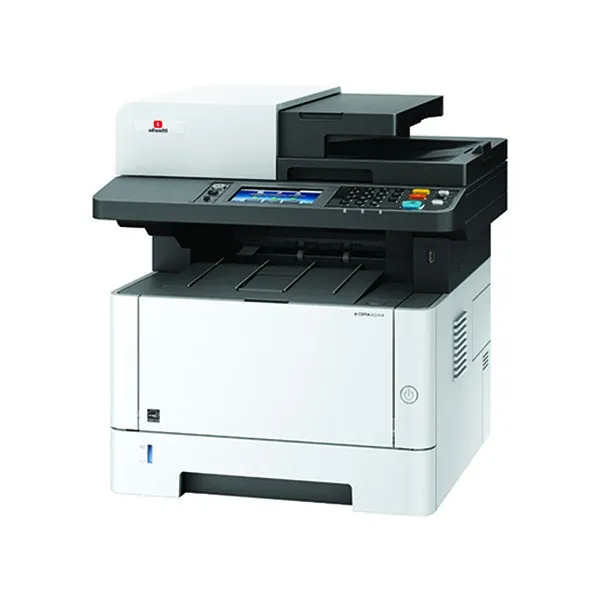 The new Olivetti multi-function monochrome A4 copiers are designed with the needs of small to medium size work groups in mind. The Olivetti d-Copia 3524MF Plus is ideal for heavier duty cycles: print speeds up to 35 ppm, faster warm-up and time to first copy, NO duplex Scan or Copy and toner capacity up to 3000 pages

Copy, Print, Scan, Fax
4.3" Touchscreen
Up to 35 ppm – A4 – B/W
Resolution 1.200 x 1.200 DPI
RAM 512MB up to 1536 MB
Wireless & Network & USB Interface
250 Sheet paper cassette (additional cassettes optional)
Recommended monthly volume: 250 - 2500ppm
